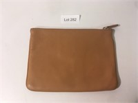 Coach Brown Leather Pouch