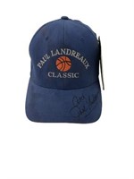 Paul Landreaux autographed baseball cap