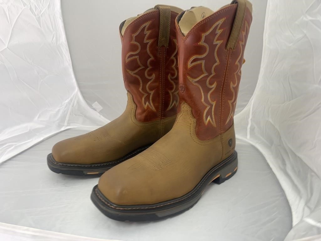 Sz 9-1/2M Men's Ariat Safety Toe Work Boots