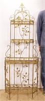 Four-Tiered Wrought Iron Plant Rack