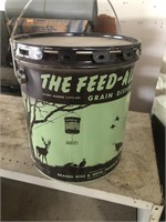 The Feed All Grain Dispenser, with instructions.