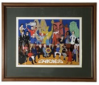 'Chicago Characters' by Joe Mills Art Print