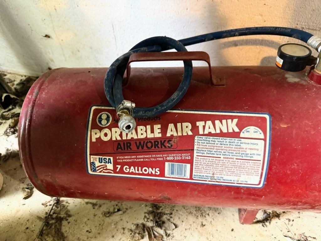 Portable Air Tank, 7 gal