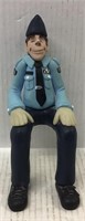 TOY SEATED AIR FORCE FIGURINE