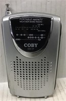 COBY PORTABLE WEATHER RADIO