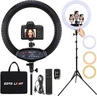 Selfie Ring Light 19in LED  w Tripod Stand