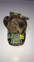 Camo baseball cap with hands-free lighting