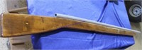 Folk Art Firearm 5' w/wood stock and PVC Barr