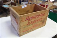 Vintage Remington Express Wooden Ammo Box