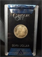 1884 Carson City Morgan silver dollar MS63 G