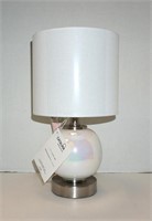 Catalina Pearlescent Table Lamp w/ White Shade