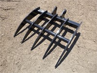 VICSEC Mini Excavator Rake Attachment