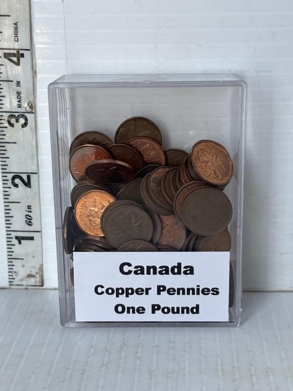 1 pound of Canada copper Pennie’s