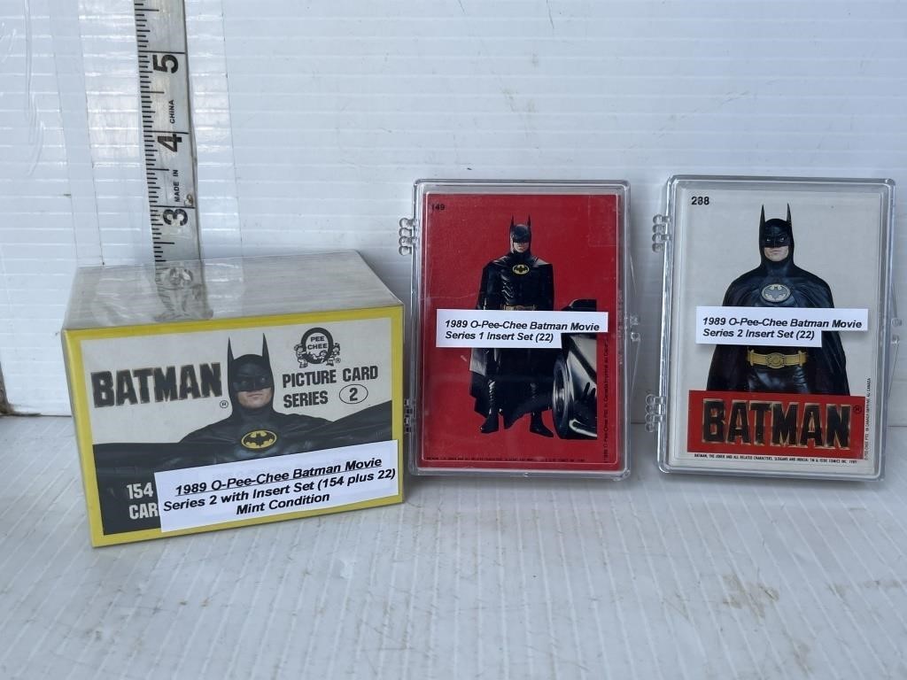 Lot of 1989 Opeechee Batman cards