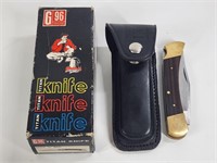 VINTAGE TITAN NO. 960 POCKET KNIFE W/ SHEATH & BOX