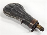 ANTIQUE BLACK POWDER FLASK