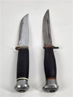 2) VINTAGE HUNTING KNIVES