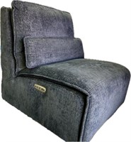 Modern Fabric Armless Power Chaise Chair (