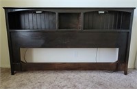 King Size Wood Bookshelf Headboard