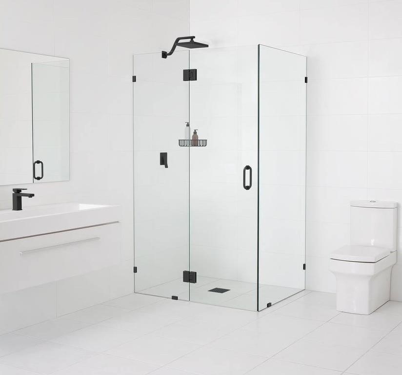 42 in. W x 42 in. D x 78 in. H Pivot Frameless