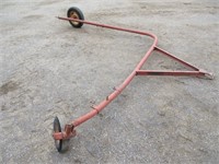 HITCH FOR PULLING TWO SIDE RAKES SIMULTANEOUSLY