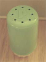 Retro Blue Plastic Pepper Shaker