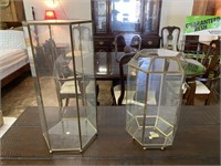 Glass & Brass Display Boxes (2)