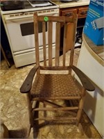 OLD WOODEN ROCKER