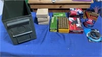Misc. ammo & ammo box, 9mm, 44 mag. 308 7 more