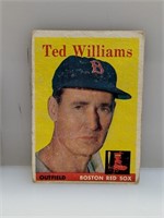 1958 Topps #1 Ted Willams HOF Boston Red Sox