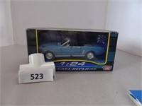 1964 Mustang Blue in box, which is sealed
