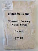 $25 FV Mint Bag of Westward Journey Nickels