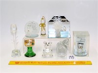 Group of Glass & Crystal Figurines - including an