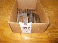 (3) C-Clamps, (2) 4" & (1) 3 1/2"
