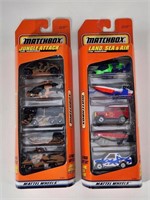 2) MATCHBOX 5-PACK GIFT SETS NEW IN BOX