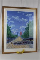 Signed Scoppettone "Tour de France" Art Print