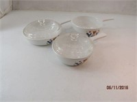 3 Corning Ware Dishes