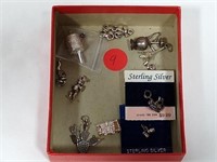 (12) Sterling Charms