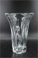 Large Daum France Crystal Vase