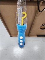 Plastic golf toy