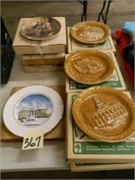 6 University of Iowa Collector Plates & Other -