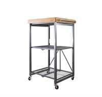 Hoppel Rolling Kitchen Island With Removable Butch