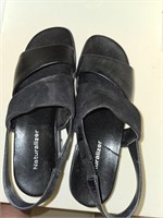 Ladies Naturalizer Blk Sandals 8 1/2
