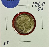 1916-D Buffalo Nickel XF