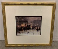 G. Harvey Print in Gilt Frame