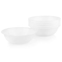 Corelle 18oz 6pk Glass Cereal Bowls White