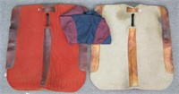 Two Flatcreek Saddlery Saddle Pads and Cover