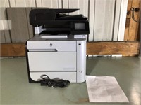 HP Color Laser Jet MFP M476dn Cracked Copy Screen