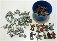 Lot of Miniatures - Monopoly Pieces, Lead