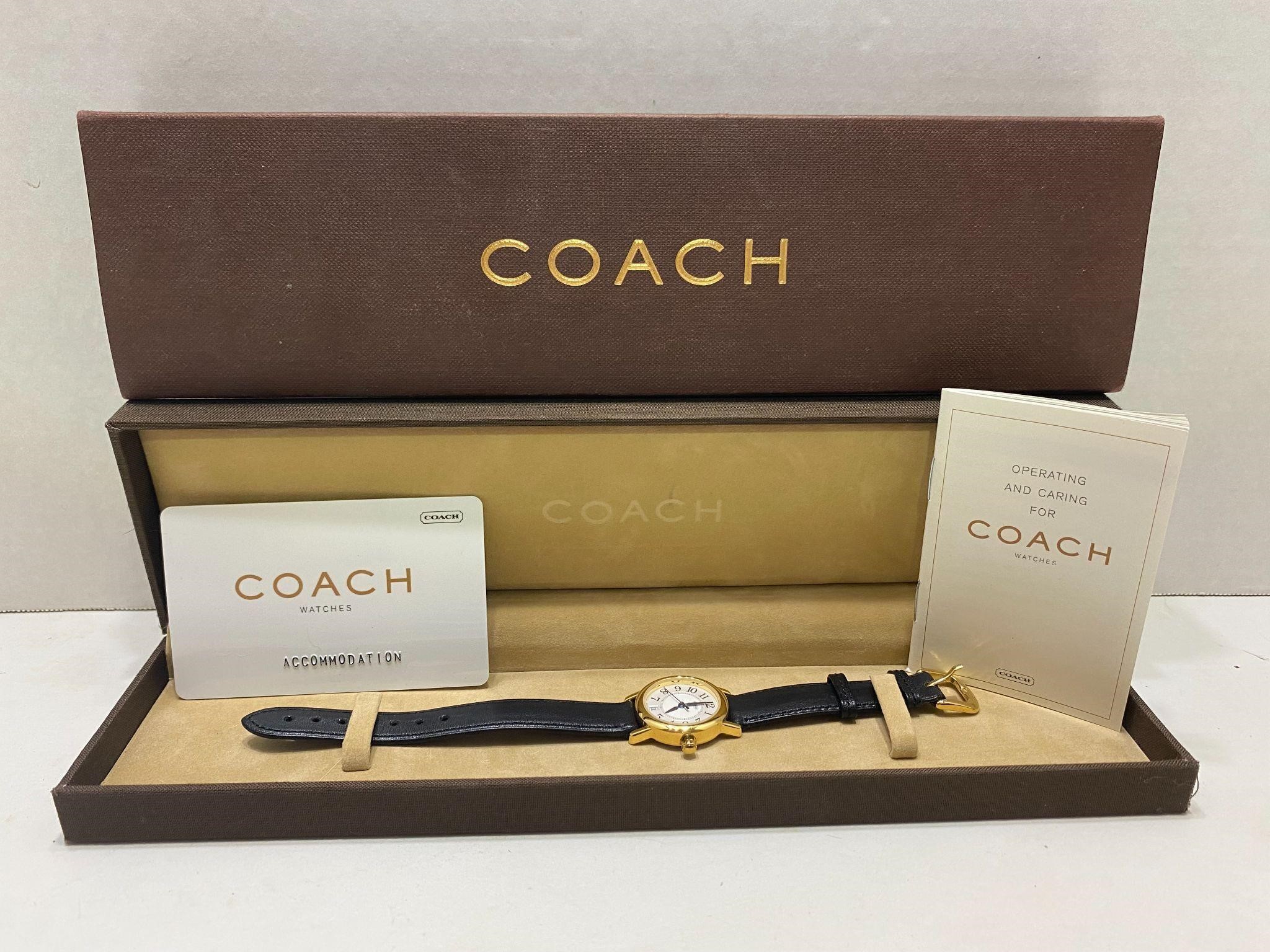 New Old Stock Coach Watch in Case